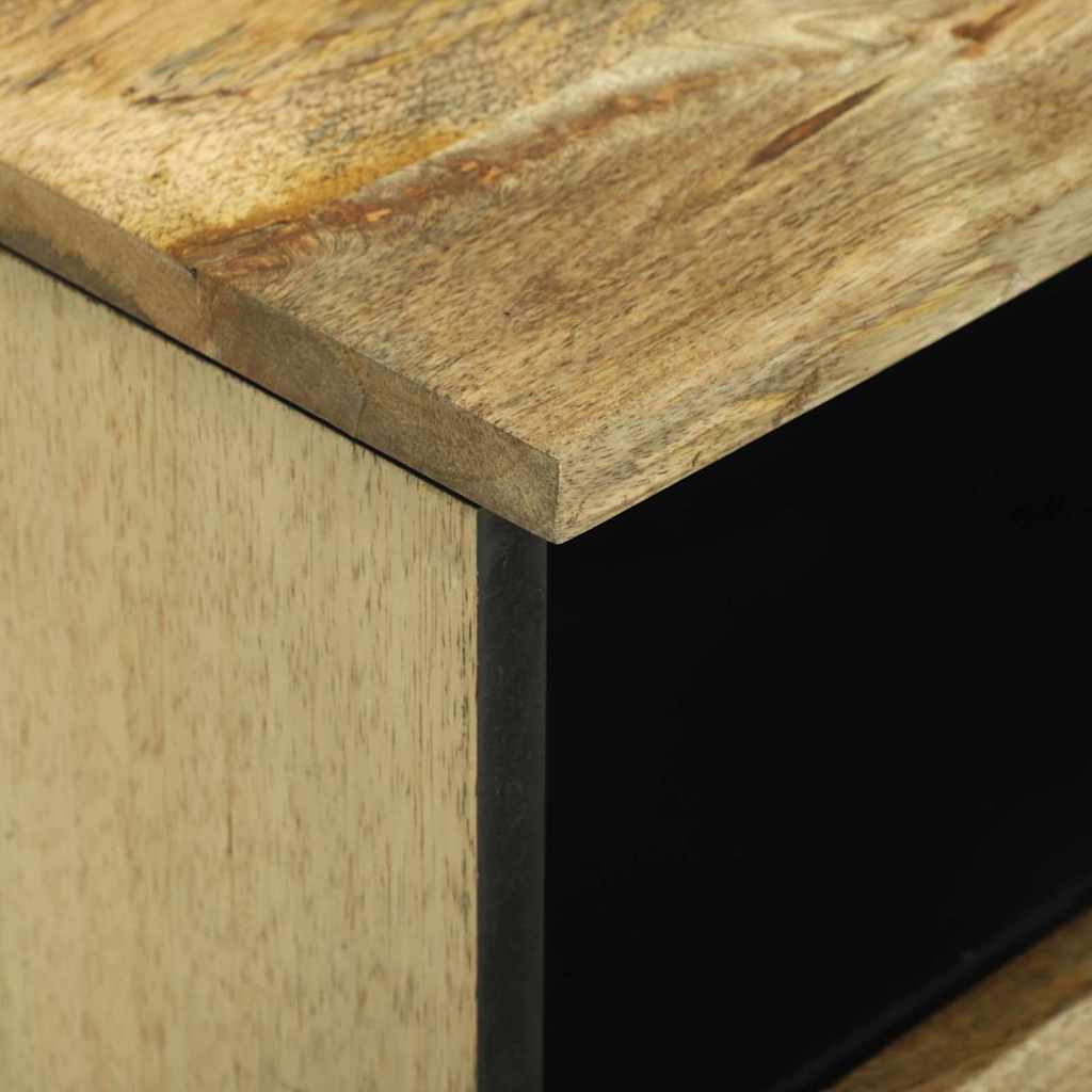 Κομοδίνο 2 pcs Καφέ 40 x 33 x 46 εκ. Μασίφ ξύλο ακακίας