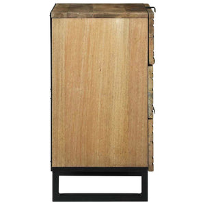 Κομοδίνο με συρτάρι Καφέ 50 x 33 x 62 εκ. Μασίφ ξύλο ακακίας - Pakobazaar