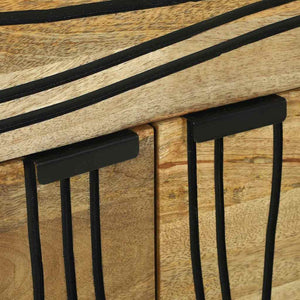 Κομοδίνο με συρτάρι Καφέ 50 x 33 x 60 εκ Μασίφ ξύλο ακακίας - Pakobazaar