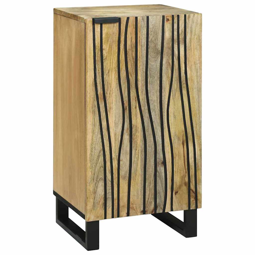 Γραφείο Καφέ 40 x 33 x 75 εκ. Μασίφ ξύλο μάνγκο - Pakobazaar