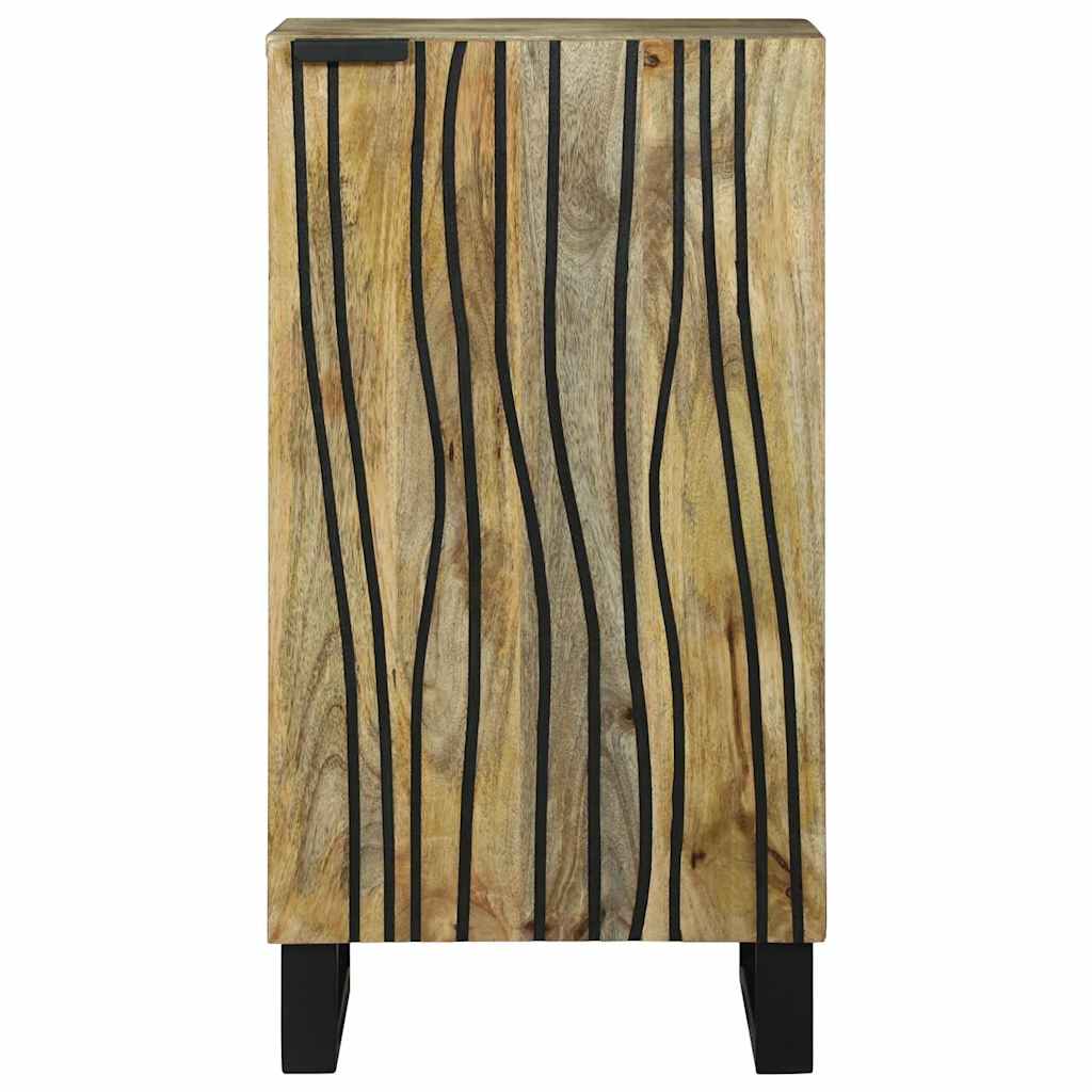 Γραφείο Καφέ 40 x 33 x 75 εκ. Μασίφ ξύλο μάνγκο - Pakobazaar