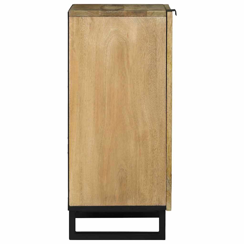 Γραφείο Καφέ 40 x 33 x 75 εκ. Μασίφ ξύλο μάνγκο - Pakobazaar