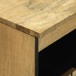 Πλαϊνό Γραφείο Καφέ 60 x 33 x 75 cm Μασίφ ξύλο μάνγκο - Pakobazaar