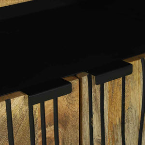 Πλαϊνό Γραφείο Καφέ 60 x 33 x 75 cm Μασίφ ξύλο μάνγκο - Pakobazaar