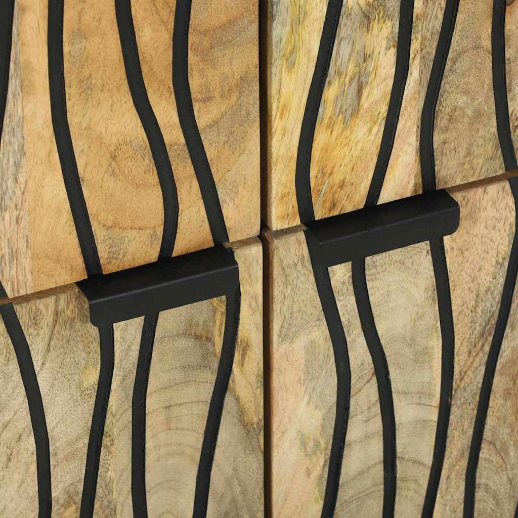 Πλαϊνό Γραφείο Καφέ 60 x 33 x 75 cm Μασίφ ξύλο μάνγκο - Pakobazaar