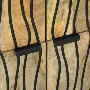 Πλαϊνό Γραφείο Καφέ 60 x 33 x 75 cm Μασίφ ξύλο μάνγκο - Pakobazaar