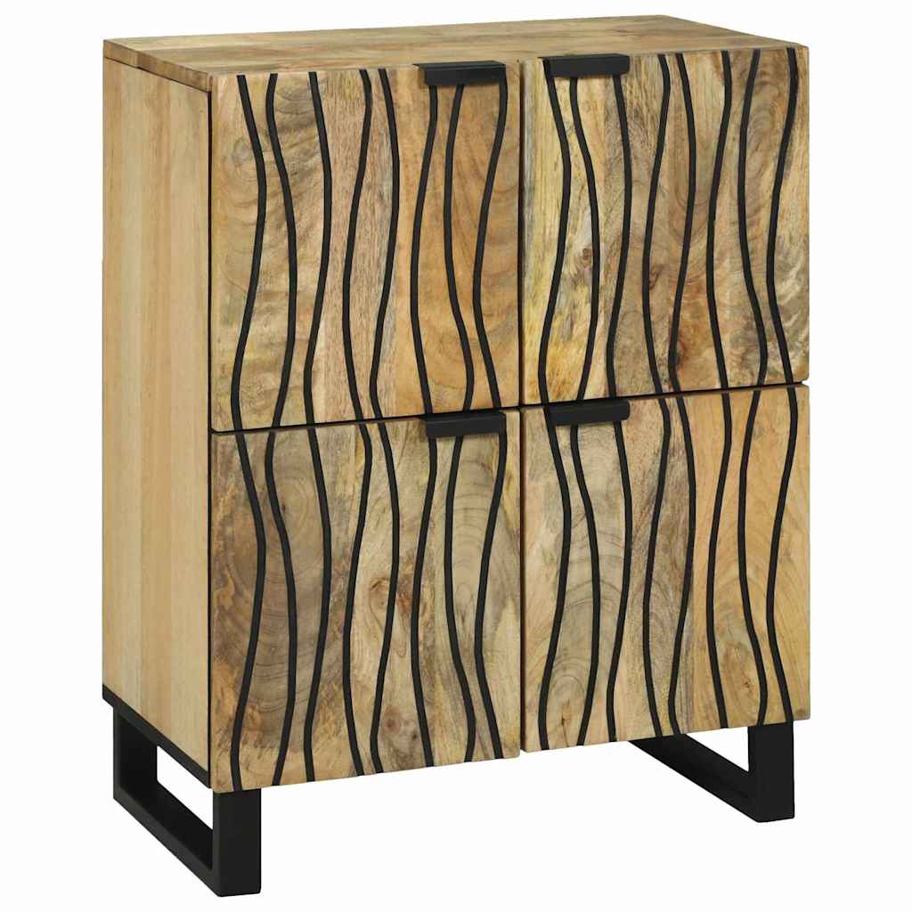 Πλαϊνό Γραφείο Καφέ 60 x 33 x 75 cm Μασίφ ξύλο μάνγκο - Pakobazaar