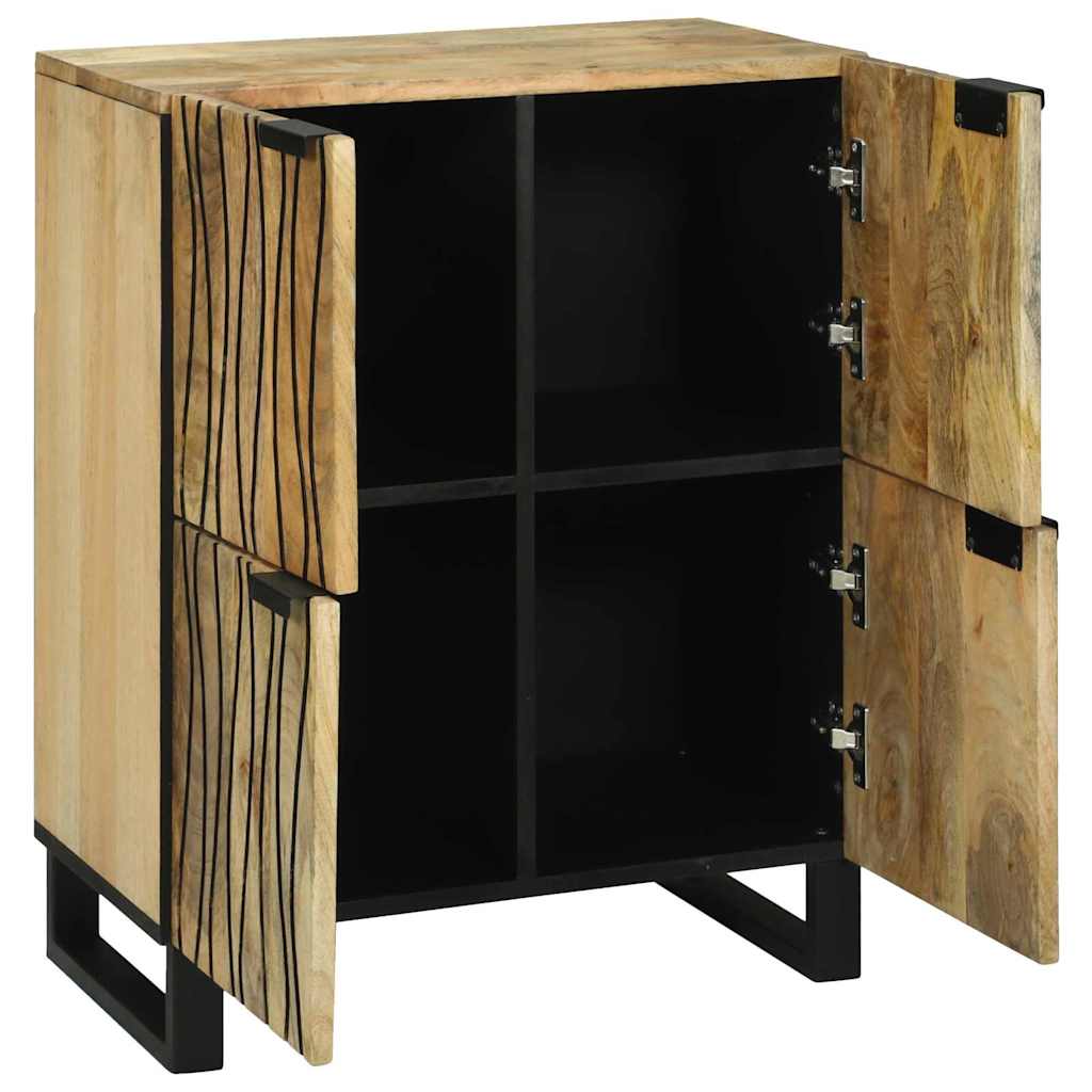 Πλαϊνό Γραφείο Καφέ 60 x 33 x 75 cm Μασίφ ξύλο μάνγκο - Pakobazaar