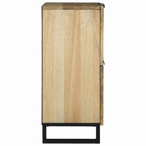 Πλαϊνό Γραφείο Καφέ 60 x 33 x 75 cm Μασίφ ξύλο μάνγκο - Pakobazaar