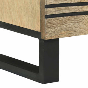 Μπουφές Καφέ 80 x 33 x 75 εκ Μασίφ ξύλο μάνγκο - Pakobazaar