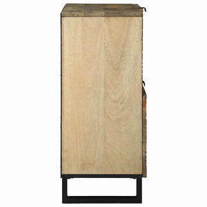 Μπουφές Καφέ 80 x 33 x 75 εκ Μασίφ ξύλο μάνγκο - Pakobazaar