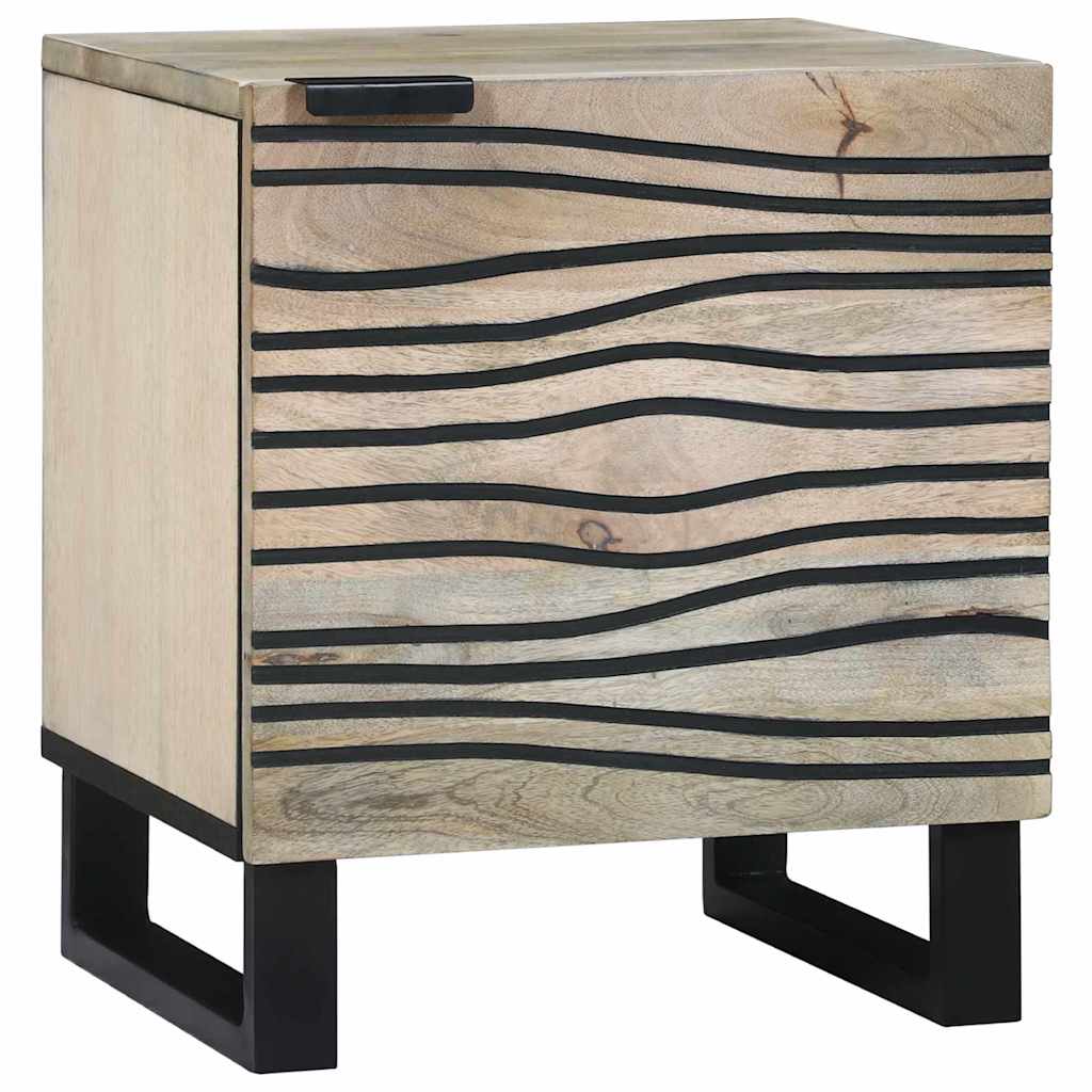Κομοδίνο 2 pcs Λευκό 40 x 33 x 46 εκ. Επεξεργασμένο Ξύλο