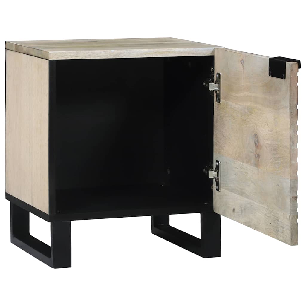 Κομοδίνο 2 pcs Λευκό 40 x 33 x 46 εκ. Επεξεργασμένο Ξύλο