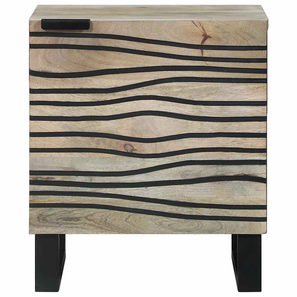 Κομοδίνο 2 pcs Λευκό 40 x 33 x 46 εκ. Επεξεργασμένο Ξύλο