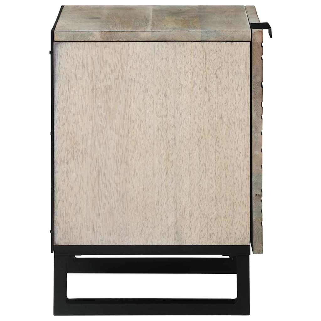 Κομοδίνο 2 pcs Λευκό 40 x 33 x 46 εκ. Επεξεργασμένο Ξύλο