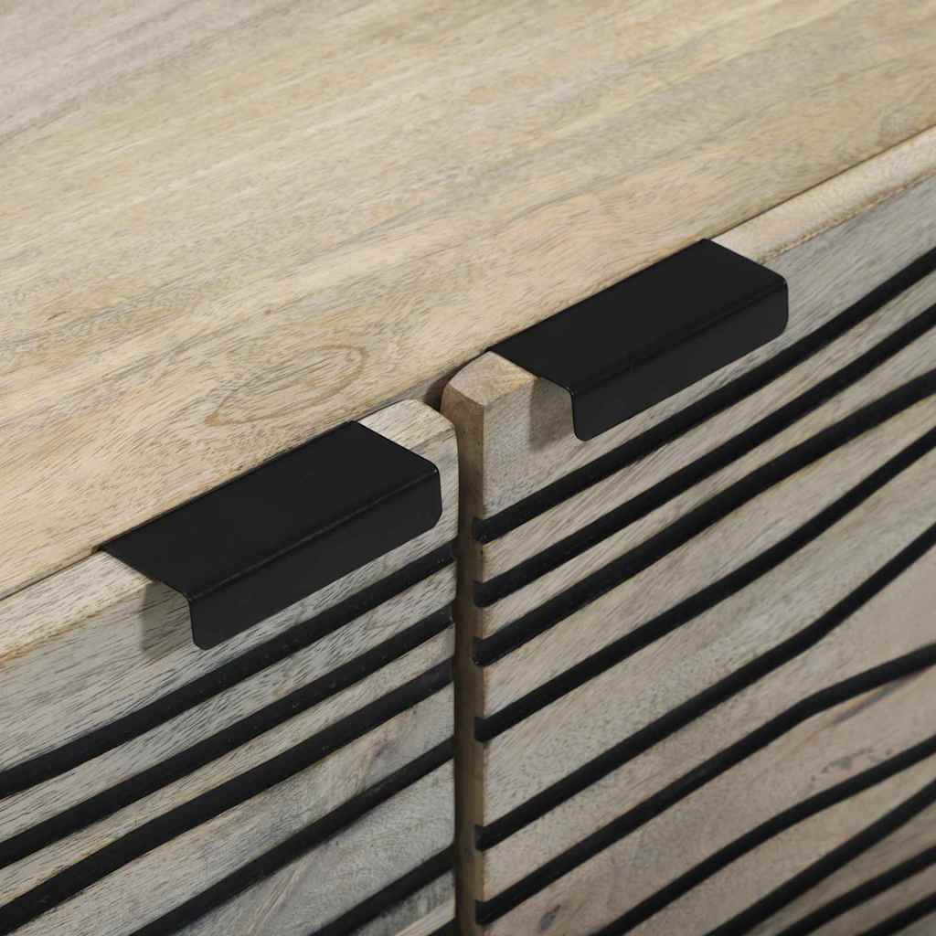 Τραπεζάκι σαλονιού Μπεζ και Μαύρο 80 x 50 x 40 cm