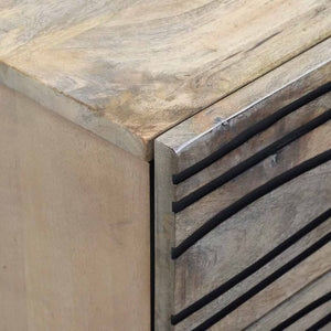 Κομοδίνο Λευκό 50 x 33 x 62 εκ. Επεξεργασμένο Ξύλο