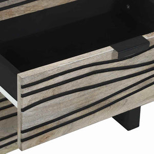 Κομοδίνο Λευκό 50 x 33 x 62 εκ. Επεξεργασμένο Ξύλο
