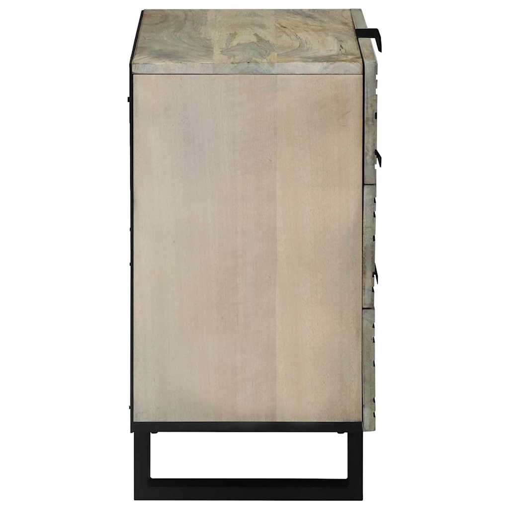 Κομοδίνο Λευκό 50 x 33 x 62 εκ. Επεξεργασμένο Ξύλο