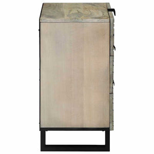 Κομοδίνο Λευκό 50 x 33 x 62 εκ. Επεξεργασμένο Ξύλο