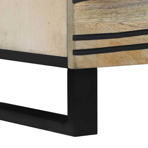 Κομοδίνο Λευκό 50 x 33 x 62 εκ. Επεξεργασμένο Ξύλο