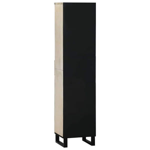Ντουλάπα Νιπτήρα Mπάνιου με ράφι Λευκό 38 x 33 x 160 εκ. - Pakobazaar