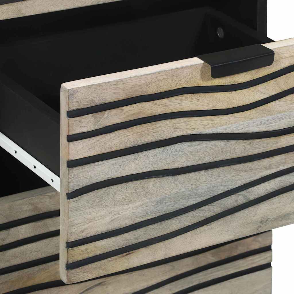 Ντουλάπες & ράφια αποθήκευσης μέσων με συρτάρι Λευκό και Μαύρο