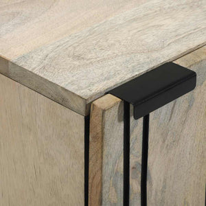 Γραφείο Λευκό 40 x 33 x 75 εκ. Μασίφ ξύλο μάνγκο - Pakobazaar