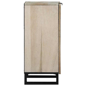 Γραφείο Λευκό 40 x 33 x 75 εκ. Μασίφ ξύλο μάνγκο - Pakobazaar