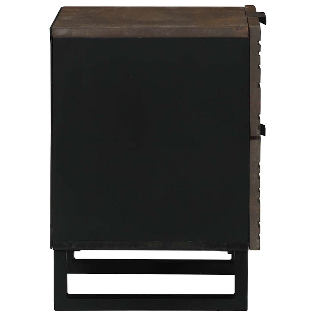 Κομοδίνο Καρυδιά 40 x 33 x 46 εκ. Επεξεργασμένο Ξύλο