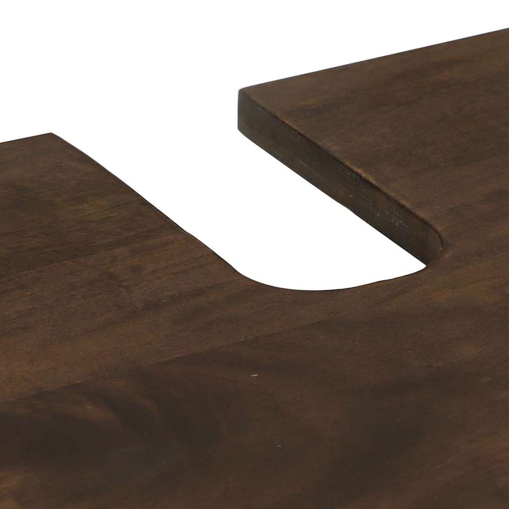 Ντουλάπα Νιπτήρα Mπάνιου με ράφι Καρυδιά 62 x 33 x 58 εκ. - Pakobazaar