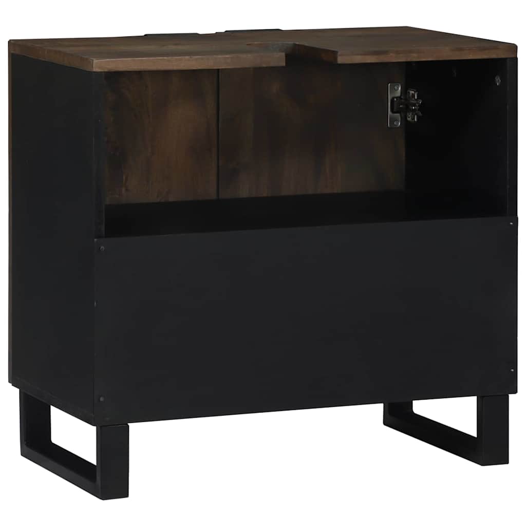 Ντουλάπα Νιπτήρα Mπάνιου με ράφι Καρυδιά 62 x 33 x 58 εκ. - Pakobazaar