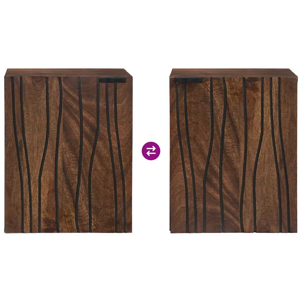 Ντουλάπα Νιπτήρα Mπάνιου με ράφι Καρυδιά 38 x 33,5 x 48 εκ. - Pakobazaar