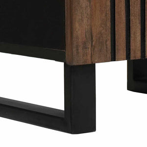 Ντουλάπι Μπάνιου Καρυδιά 38 x 33 x 160 εκ Επεξεργασμένο Ξύλο