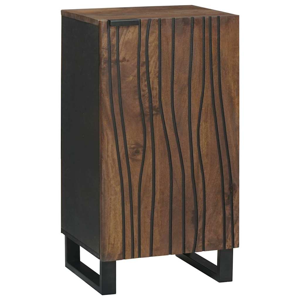 Γραφείο Καφέ 40 x 33 x 75 εκ. Μασίφ ξύλο μάνγκο - Pakobazaar