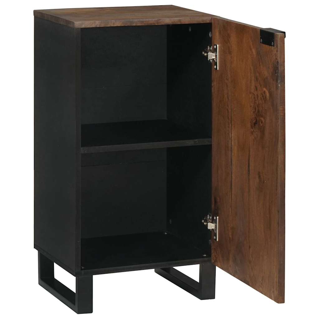 Γραφείο Καφέ 40 x 33 x 75 εκ. Μασίφ ξύλο μάνγκο - Pakobazaar
