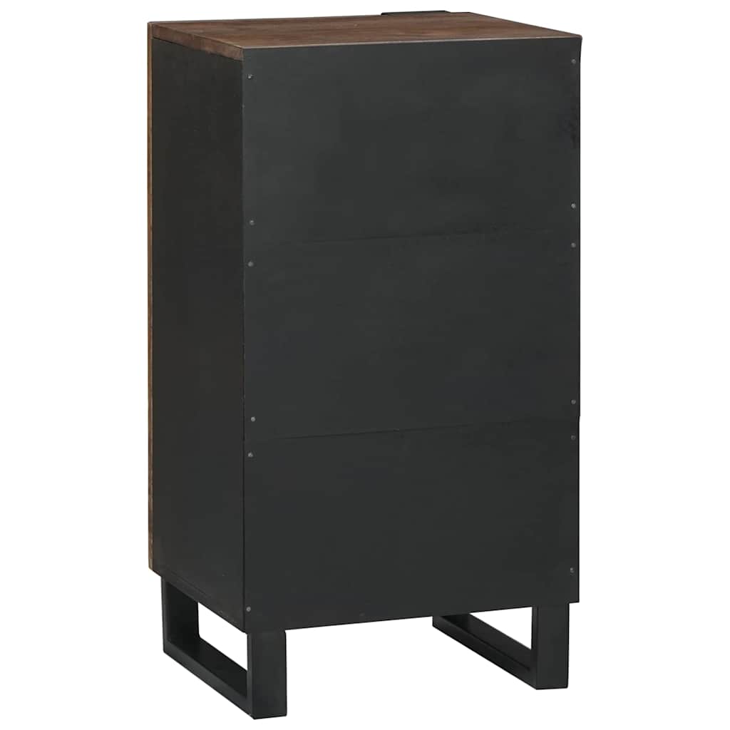 Γραφείο Καφέ 40 x 33 x 75 εκ. Μασίφ ξύλο μάνγκο - Pakobazaar