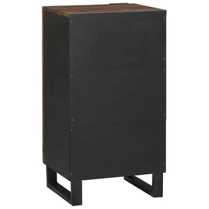 Γραφείο Καφέ 40 x 33 x 75 εκ. Μασίφ ξύλο μάνγκο - Pakobazaar