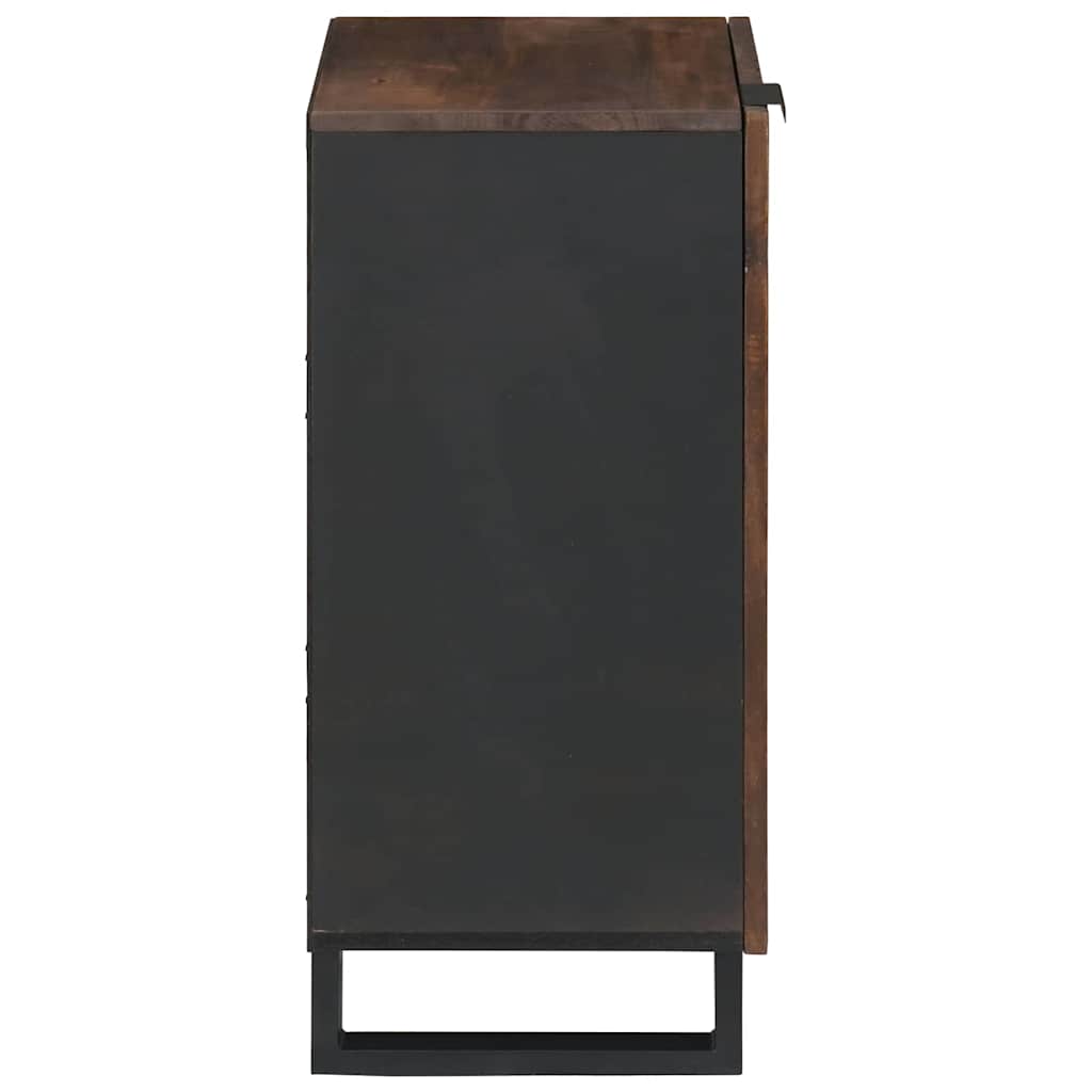 Γραφείο Καφέ 40 x 33 x 75 εκ. Μασίφ ξύλο μάνγκο - Pakobazaar