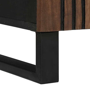 Πλαϊνό Γραφείο Καφέ 60 x 33 x 75 cm Μασίφ ξύλο μάνγκο - Pakobazaar