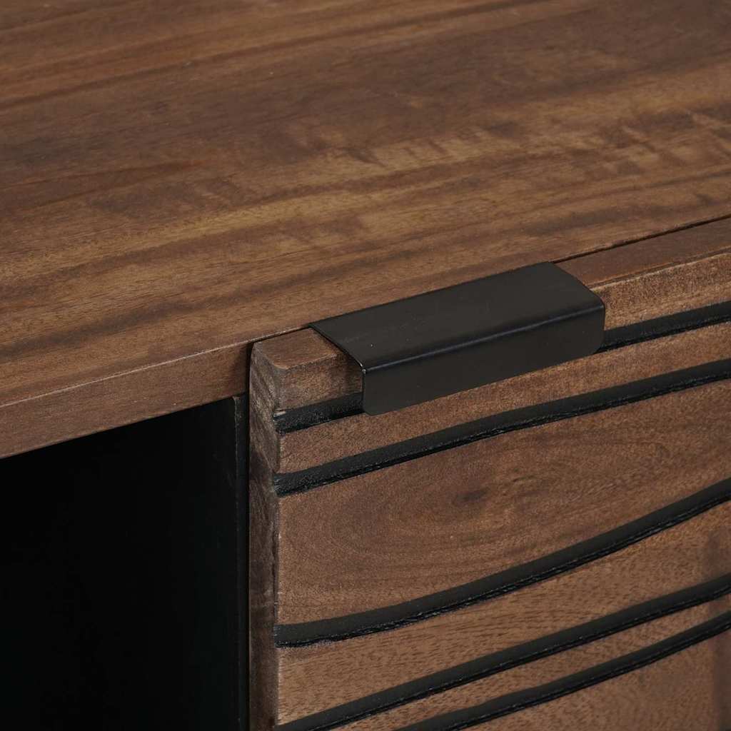 Μπουφές Καφέ 80 x 33 x 75 εκ Μασίφ ξύλο μάνγκο - Pakobazaar