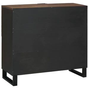 Μπουφές Καφέ 80 x 33 x 75 εκ Μασίφ ξύλο μάνγκο - Pakobazaar
