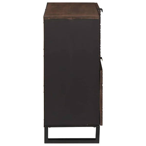 Μπουφές Καφέ 80 x 33 x 75 εκ Μασίφ ξύλο μάνγκο - Pakobazaar