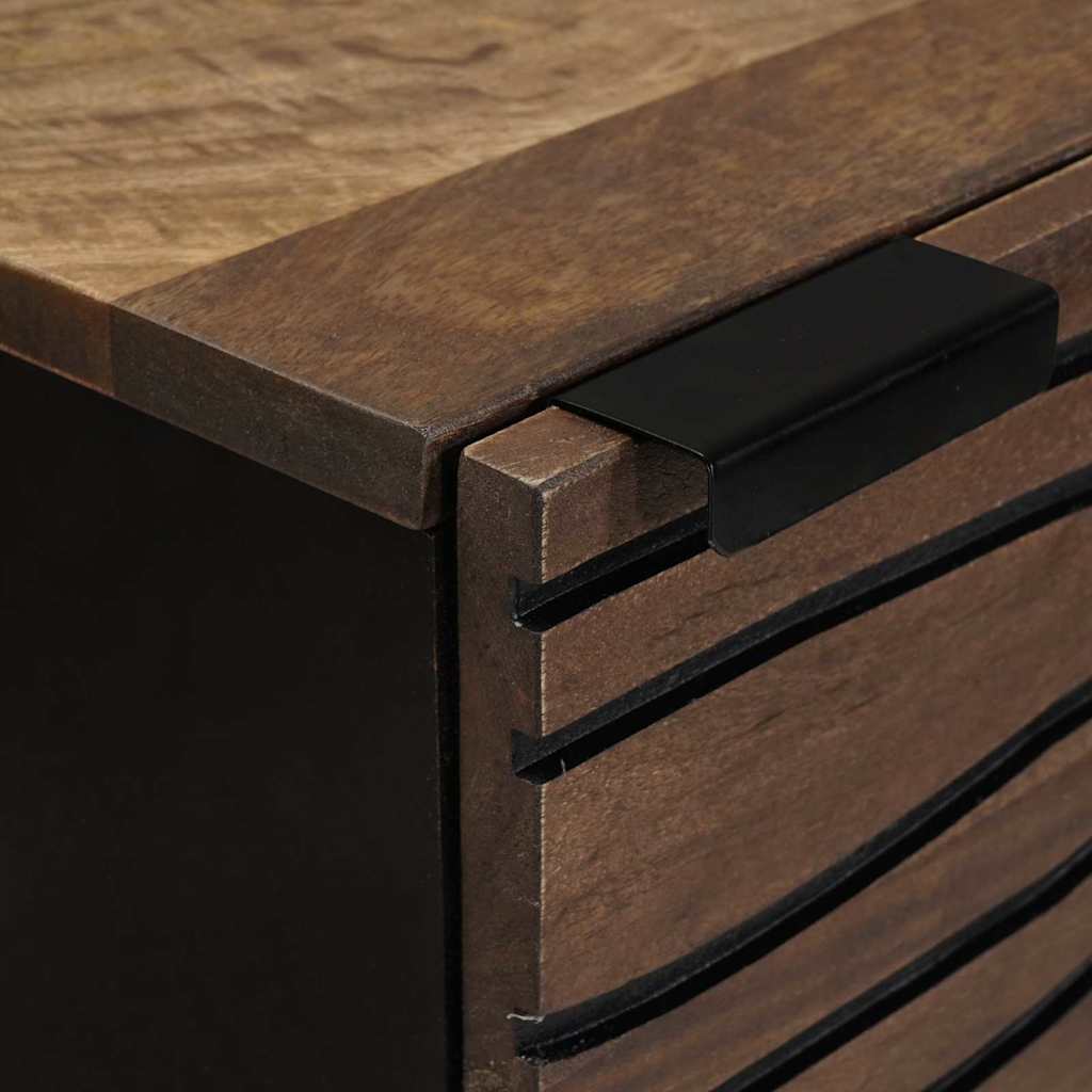 Υψηλό Γραφείο Καφέ 40 x 33 x 110 εκ Μασίφ ξύλο μάνγκο - Pakobazaar