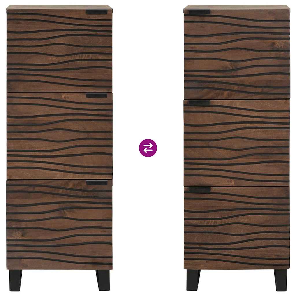 Υψηλό Γραφείο Καφέ 40 x 33 x 110 εκ Μασίφ ξύλο μάνγκο - Pakobazaar