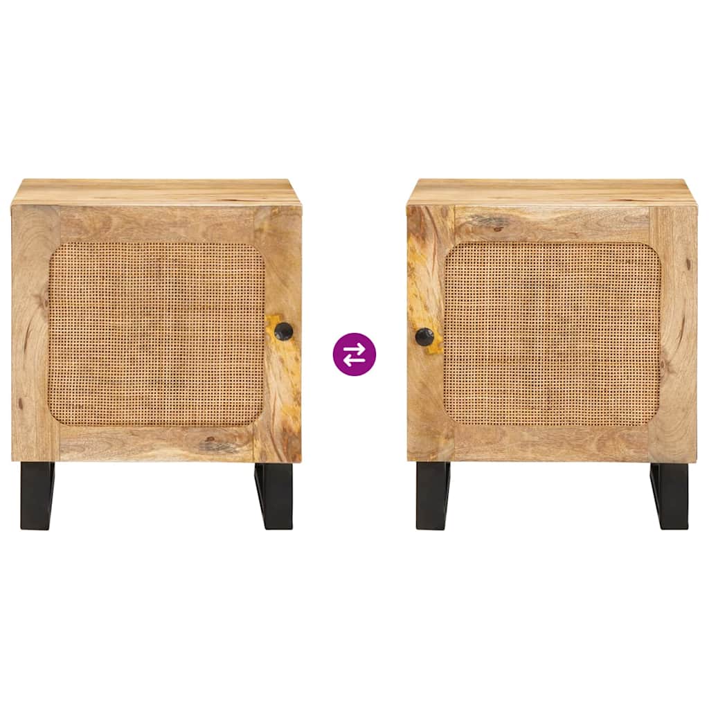 Κομοδίνο Φυσικό 40 x 33 x 46 εκ. - Pakobazaar