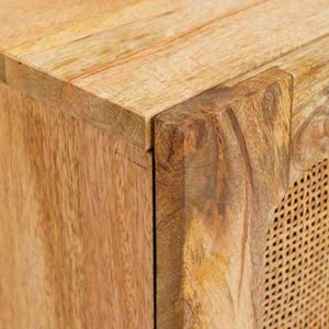 Κομοδίνο 2 pcs Φυσικό 40 x 33 x 46 εκ. - Pakobazaar