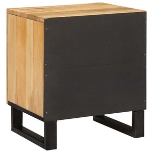 Κομοδίνο 2 pcs Φυσικό 40 x 33 x 46 εκ. - Pakobazaar