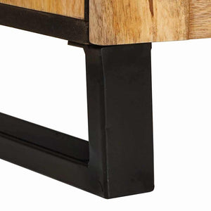 Πλαϊνό γραφείο Καφέ 60 x 33 x 75 cm Στερεό ξύλο μάνγκο - Pakobazaar