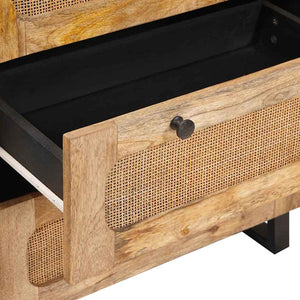 Πλαϊνό γραφείο Καφέ 60 x 33 x 75 cm Στερεό ξύλο μάνγκο - Pakobazaar